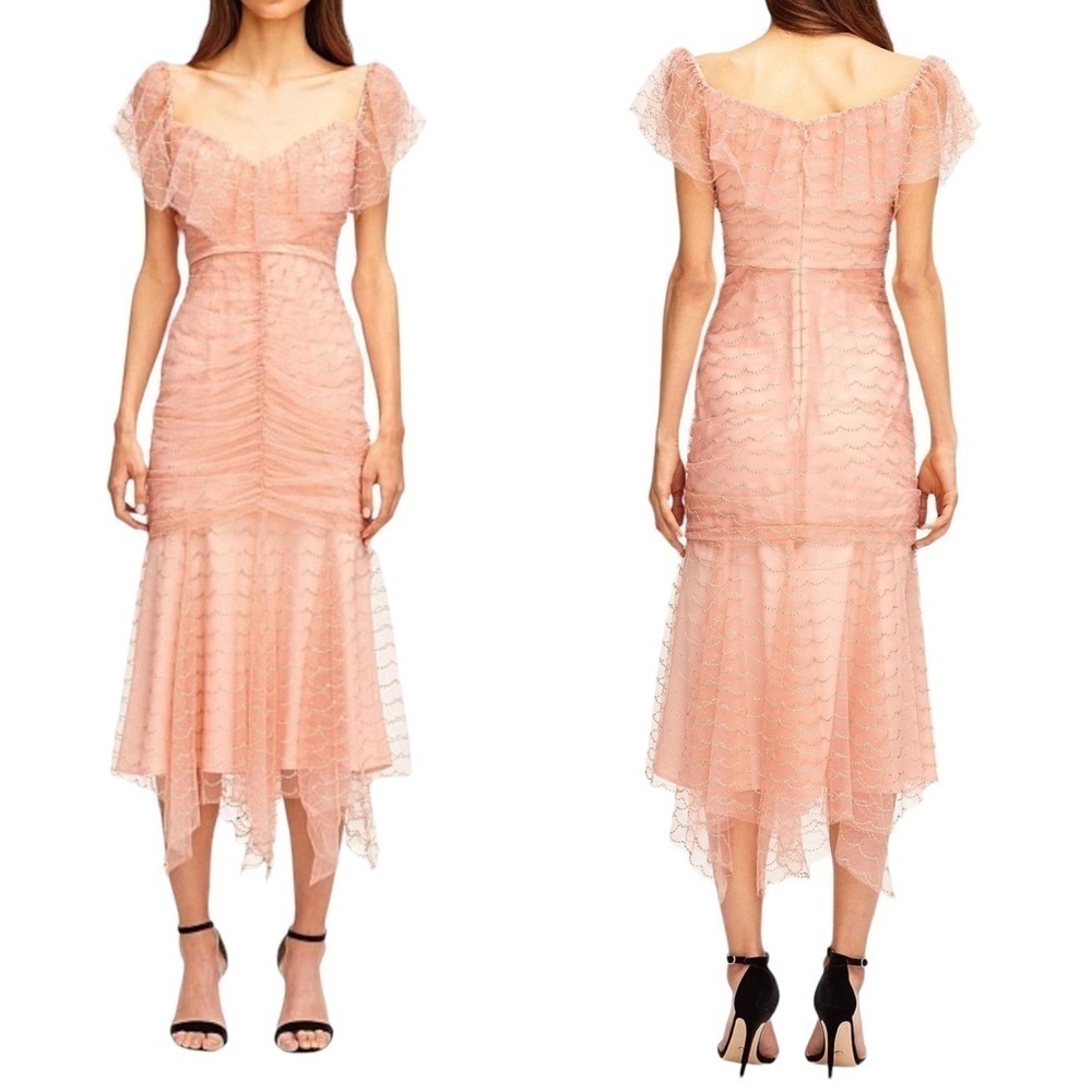 Nwt Alice Mccall Dress, Venus Valentine Midi Dress, Blossom, Size 8